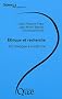 Ethique et recherche : Un dialogue � construire