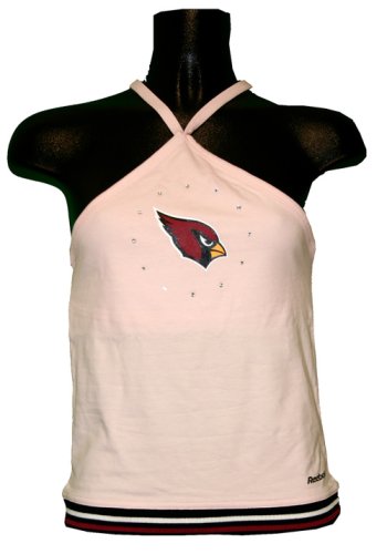 Arizona Cardinals Junior Womens NFL Reebok Halter Top Shirt - Peony