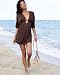 Dotti Jersey Swim Cover-Up with Wood Detail