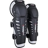 FOX TITAN RACE YOUTH KNEE/SHIN GUARD BLACK/SILVER