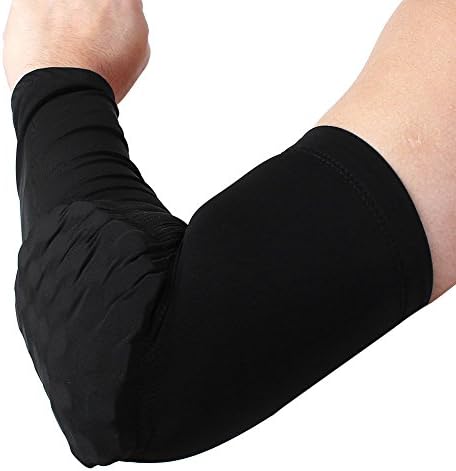 Honeycomb Pad Crashproof Cycling Basketball Shooting Arm Sleeve Elbow Support