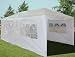 Quictent New White 10'x20' Party Wedding Tent Canopy Gazebo with Door Window