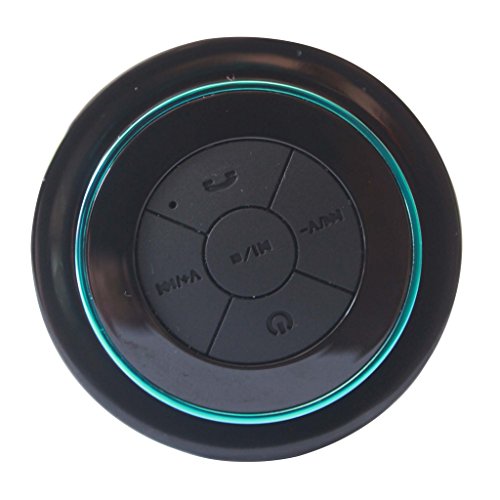 ALG Tech IP67 Waterproof portable Bluetooth Shower Speaker Enhanced Bass Crystal Clear Sound Built-in Microphone Hands-free Phone Calling and Answering with Suction Cups for iPhone iPad Samsung HTC Tablet Notebook MP3 Player and other bluetooth devices(Blue)