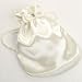 Ivory Satin Money Bag