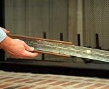 24 in. Length Extension for Metal Hearth Pad in BROWN