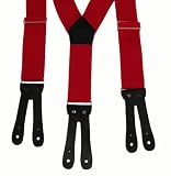 Premium Work Suspender Button Ends Y Back