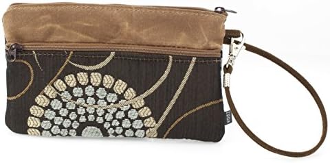 Perfect Wallet in Tapestry and Waxed Canvas (Spruce Pond)