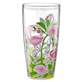 Tropical Pink Flamingo Insulated Tumblers 24 oz S/4