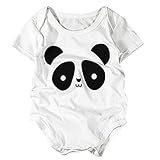 （ワボーズ） Waboatsベビー夏のかわいいパンダ雲のデザイン半袖チュールロンパース カバーオール ベビーロンパース ベビーカバーオール A 80