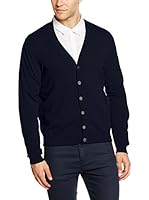 Piacenza cashmere Chaqueta Punto (Azul Marino)