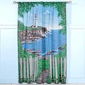 Outdoor View Curtains By The Sea