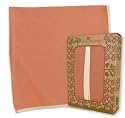 Pixel Organics 100% Certified Organic Waffle Weave Swaddling Blanket in "Melon"