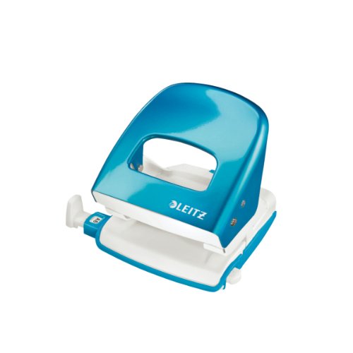 LeitzTS-120432 Nexxt Series Wow Metal Office Hole Punch, Blue