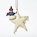 Jim Shore for Enesco Heartwood Creek Snowman on Star Ornament, 4.75