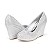 DREAM PAIRS ASH-P Women's Elegant Closed Toe Wedge Platform Pumps Shoes