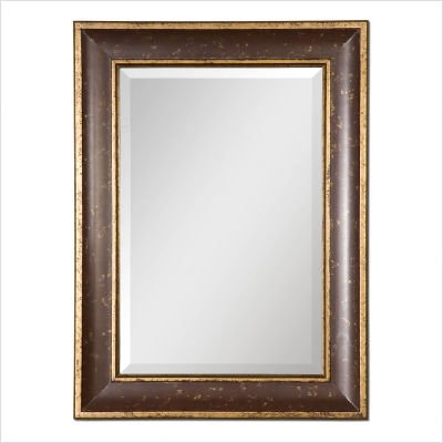 Manuela Mirror in Antique Gold Leaf