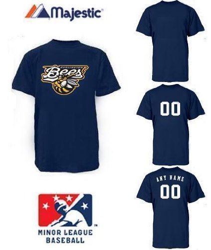 Burlington Bees 100% Cotton Crewneck Official Minor League Replica MiLB Jersey (Youth & Adult) *CUSTOMIZATION AVAILABLE