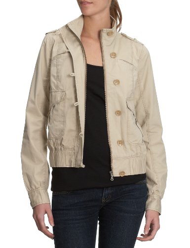 Calvin Klein Jeans Damen Jacke  CWL431 GG957, Gr. 42/44 (XL), Beige (041 sand) Preisvergleich