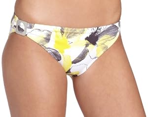 Calvin Klein Women's Photo Floral Classic Swimsuit Bottom With Hardware
