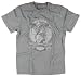 RVCA Skull Bonnett Men's T-Shirt - Grey Noise