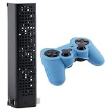 USB Cooling Fan +Case Skin Cover for SONY PlayStation 3
