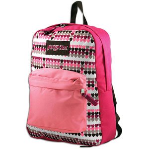 jansport superbreak pack pink phenom shell tan double fun   more detail click!