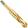 Chicago Latrobe 190C-TN Cobalt Steel Reduced-Shank Drill Bit, TiN Coated, Round Shank, 118 Degree Split Point
