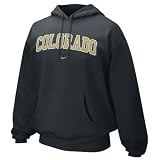 Nike Colorado Buffaloes Black Arch Lettering Hoody Sweatshirt