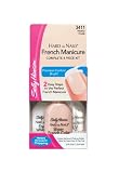 Sally Hansen Hard as Nails French Manicure, Nearly Nude, 0.45 Oz, 2 pack