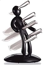 Voodoo Knife Block Set in Black