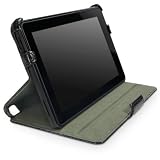 BoxWave Amazon Kindle Fire Cases and Covers – Midnight Crocodile Kindle Fire Book Jacket – Slim Crocodile Leather-Look Folio Case w/ Multi-Angle Viewing Stand