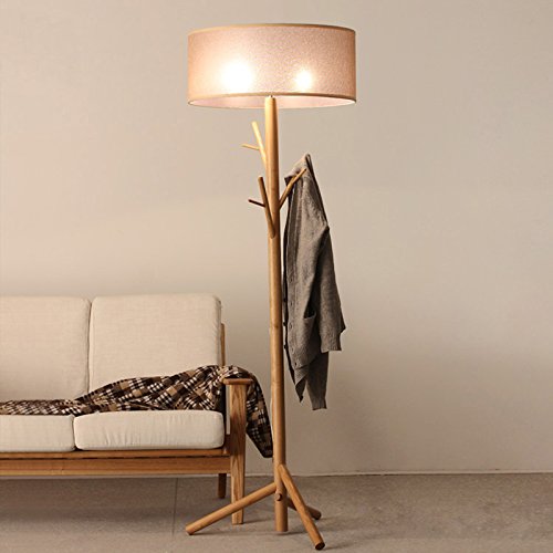 OAKLIGHTING Modern Tree Branch Wood Floor Lamps Lights Wooden Coat Rack