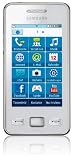 Samsung Star II S5260 Smartphone (7,62 cm  (3 Zoll) Touchscreen, 3MP Kamera, MP3-Player, WLAN, Bluetooth, t9-Trace) ceramic-white