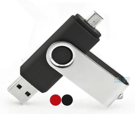 Wisedeal Dual-use 8G/16G/32G/64G Smart Phone USB Flash Disk Drive, Micro USB and USB 2.0 Standard USB Dual port,USB Flash Drive for Smartphone and Tablet PC，for Samsung Galaxy S4 / S3 / S2 / Galaxy Note / Note 2 / Galaxy Tab 3 / LG Optimus G / L9 / Motorola Xoom / Razr / Blackberry Z10 / Q10 / PlayBook / HTC One / X / Nokia Lumia 920 / Asus Google Nexus 7 Tablet/ ASUS MeMO Pad (64G Black)