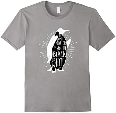 Men's It Don't Matter If You're Black or White Medium Slate