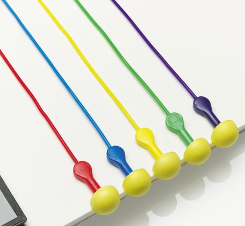 AO Safety/3M Tekk 311-1115 EAR Express Corded Earplugs, Assorted Colored Grips, 100-Pair