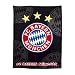 FC Bayern Fleecedecke Wappen schwarz