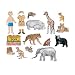 My Zoo Friends Feltboard Figure Set - Pre-Cut Figures