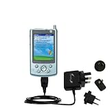 International Wall / AC Charger for the Fujitsu Loox 610 - Gomadic Brand w/ TipExchange Technology