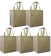 Reusable Grocery Totes Solid Color 5 Pack