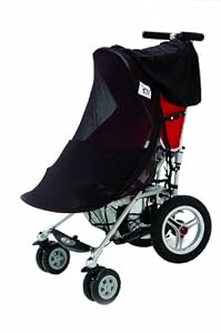 Protect-a-Bub Deluxe 3-in-1 Sunshade - Single - Black