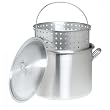 Bayou Classic 8000 80-Quart Aluminum Stockpot with Boiling Basket