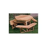 Woodworking Project Paper Plan to Build Hexagon Picnic Table Woodworking Project Paper Plan to Build Hexagon Picnic Table