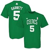 adidas Boston Celtics #5 Kevin Garnett Youth Kelly Green Game Time T-shirt