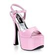 Pleaser Shoes Women��s SULTRY-09, 6 1/2" Stiletto Heel Ankle Strap Platform Sandal