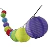 10er LED Lampionlichterkette solarbetrieben bunt