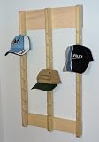 Economy Triple Poplar Baseball Cap Rack for 24 Caps