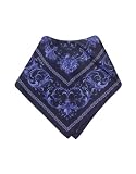 Versace - Versace Greca Framed Ornamental Printed Silk Bandana Violet