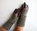 CROCHET PATTERNS, girl and women fingerless glove pattern, wrist warmer crochet pattern (124)