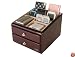 Vision Plus All-In-One Organizer with Charging Valet Station in Mahogany Color By OnVoo